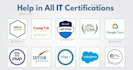 help to get cisa, microsoft azure, AWS, and pmp certifications