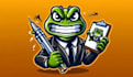 a bold angry frog mascot logo that commands attention
