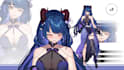 draw live 2d vtuber model, live 2d rigging, facerig, vtuber commission