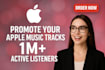 superfast apple music promotion itunes music promotion via apple playlist
