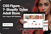 create a 7 figure shopify adult store with SEO, design and marketing