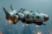 draw high quality spaceship concept