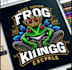 make custom frog king bicycle mascot logo
