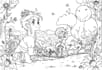 draw coloring book pages for children