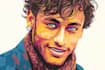 create a face into color vector art portrait