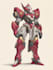do anime style mecha robot illustrations