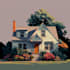 turns a portrait of your house in vector