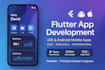 do mobile app development for ios and android using flutter as app developer
