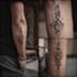 design unique handdrawn persian arabic calligraphy tattoo