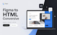 convert your figma design into clean, responsive HTML CSS code