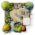 design your 2d site plan and landscape plan