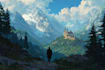 draw potrait and landscape vector art beautifully