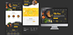 create simple and sleek landing page