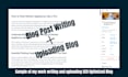 write and publish SEO optimized blog posts on your wordpress website