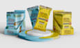 design modern and professional packaging, box, pouch, and sachet design