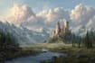 draw anime and concept art landscape background