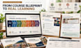 develop online course content and course curriculum