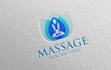 create an eye catching massage therapy logo