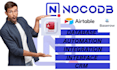 set up nocodb to manage data, airtable, microsoft access, baserow, goggle sheet