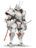 do anime style mecha robot illustrations