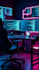 create glitch and cyberpunk hacker wallpaper