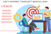 keyword target 2500 backlink