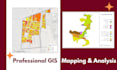 do gis mapping, spatial analysis with qgis, arcgis and python