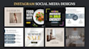 design professional instagram posts and youtube thumbnails