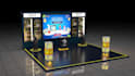kiosk, exhibition stall, trade show booth, retail display