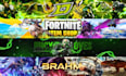 design a professional youtube banner and icon, channel art