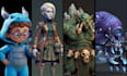 design 3d character modeling for animation, ue, and VR