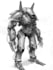 do anime style mecha robot illustrations