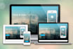 create an attractive web design mockup