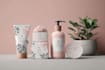design luxurious cosmetic labels and elegant packaging