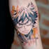 make comic cartoon anime tattoo design
