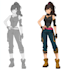 draw custom anime style roleplay character