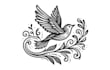 design eye catchy minimal hummingbird, flower logo with unlimited revisions