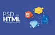 convert PSD to responsive HTML website