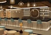visualize luxury hookah bar,interior restaurant,roastery,vip lounge,cafe render