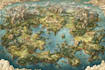 do fantasy map design map maker vector map illustration