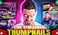 design youtube gaming thumbnails very fast