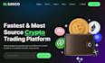 design cryptocurrency website crypto landing page ico website by wordpress