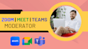 professionally moderate your webinars and remote events