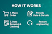 do web scraping, data engineering, feature engineering, eda