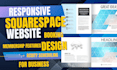 develop squarespace business website acuity scheduling, membership, booking site