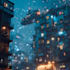 do cyberpunk scifi futuristic city