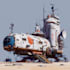 make a sci fi spaceship art