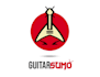 design modern awesome guitar logo
