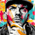 create a unique street pop art illustration unique style