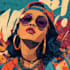 create pop art portrait in roy lichtenstein style